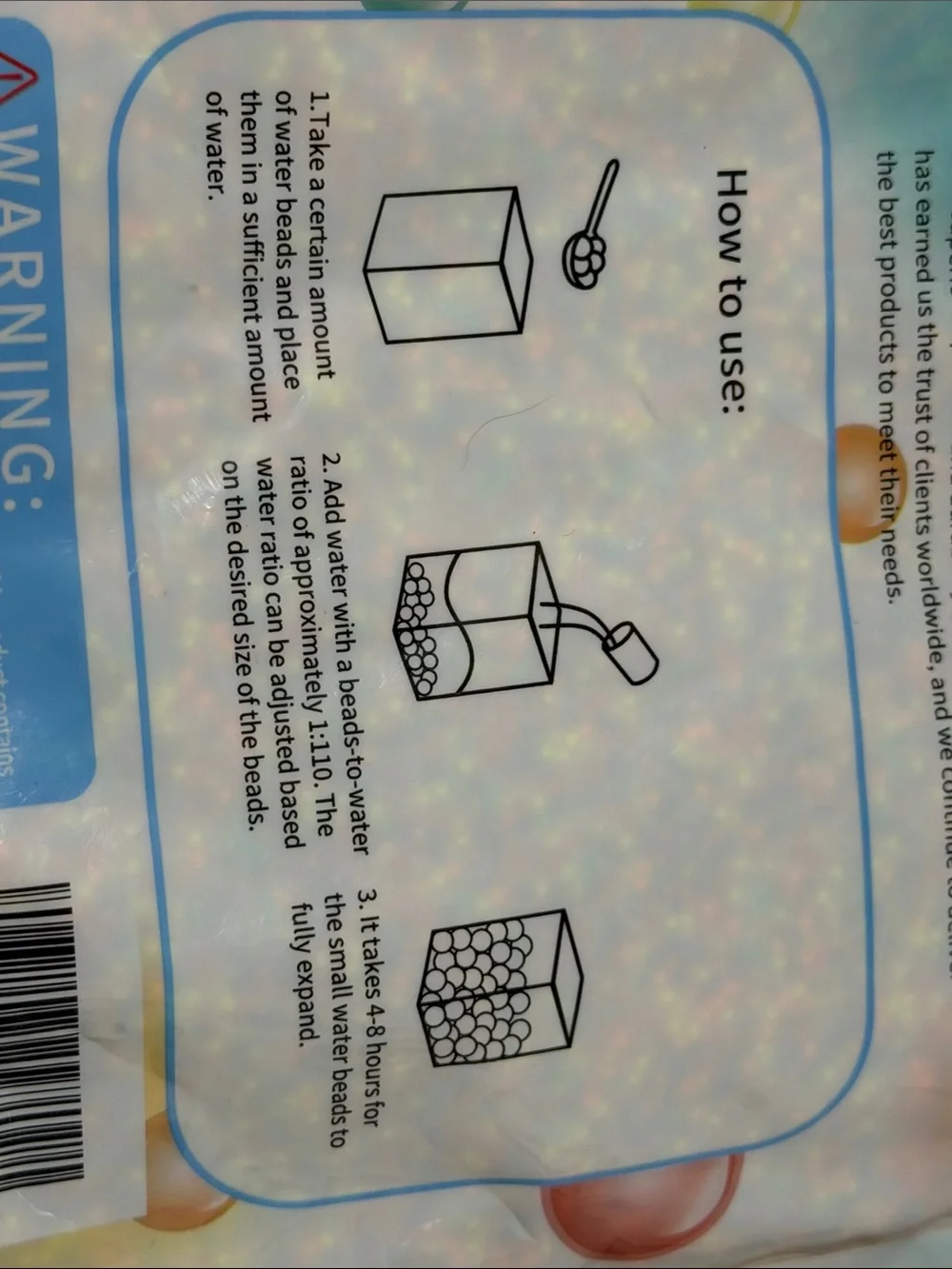 Water Beads for Vase - Mix Color Hydrating Beads